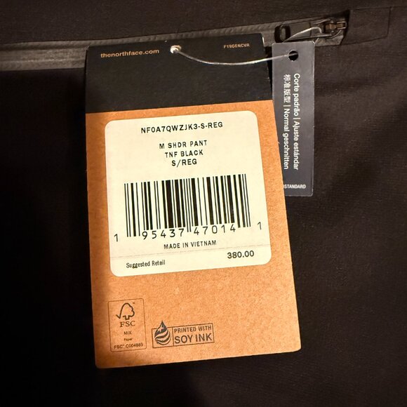 THE NORTH FACE men’s Shedder Waterproof Ski Pants - Picture 2 of 8